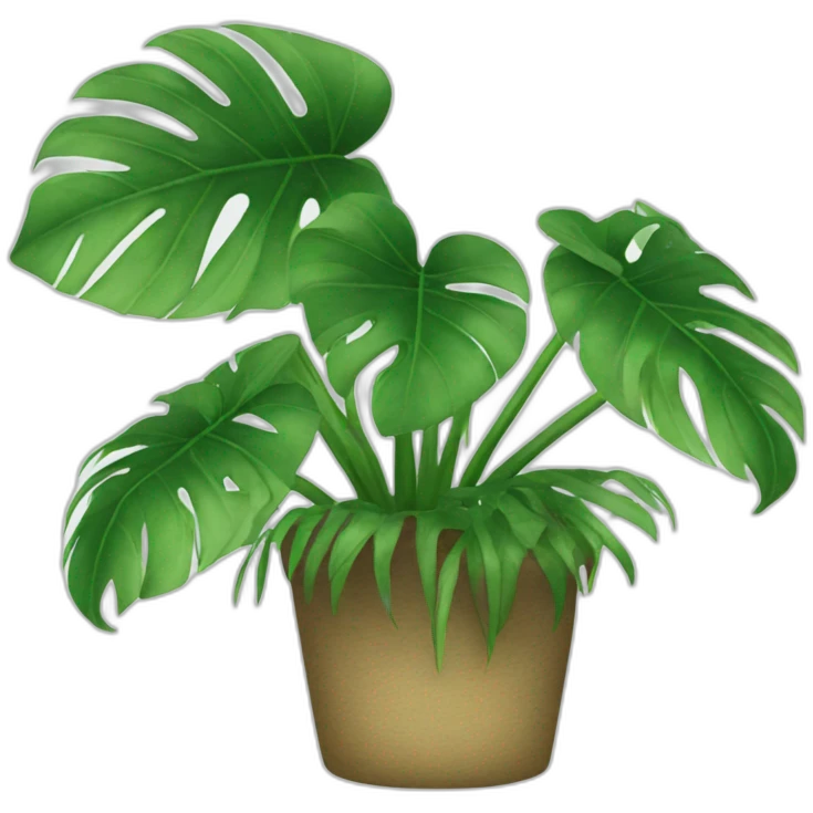 Monstera emoji