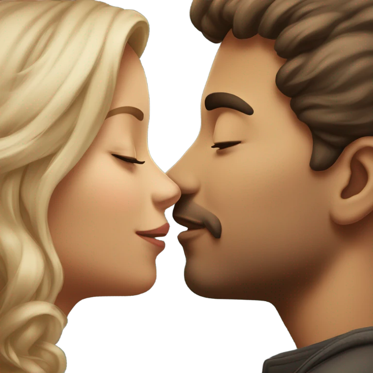 kiss-kiss emoji