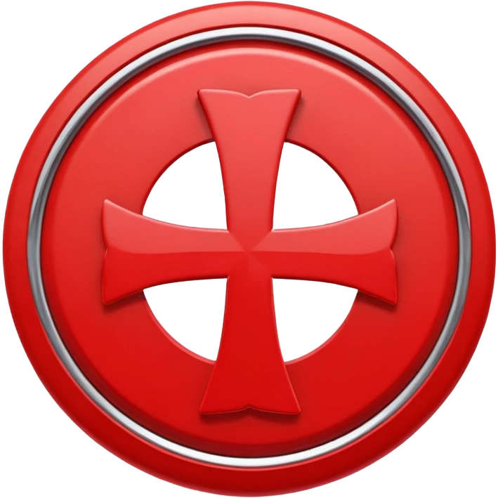 Red circular cross icon, white wrong symbol in center, glossy 3D button style, smooth surface, soft shadow, minimal design, centered composition, high resolution emoji