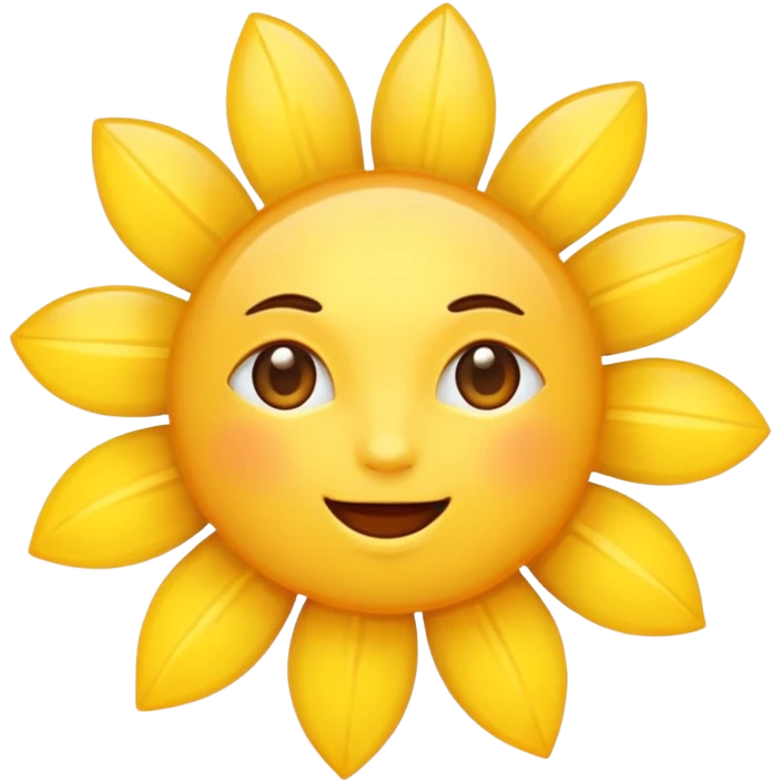 Morning sun emoji