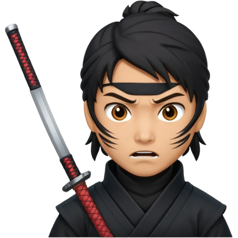 Mad ninja emoji
