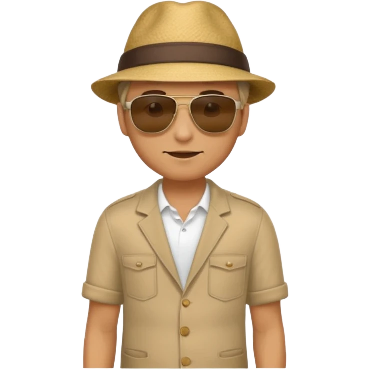 Man with one hand in his pocket emoji