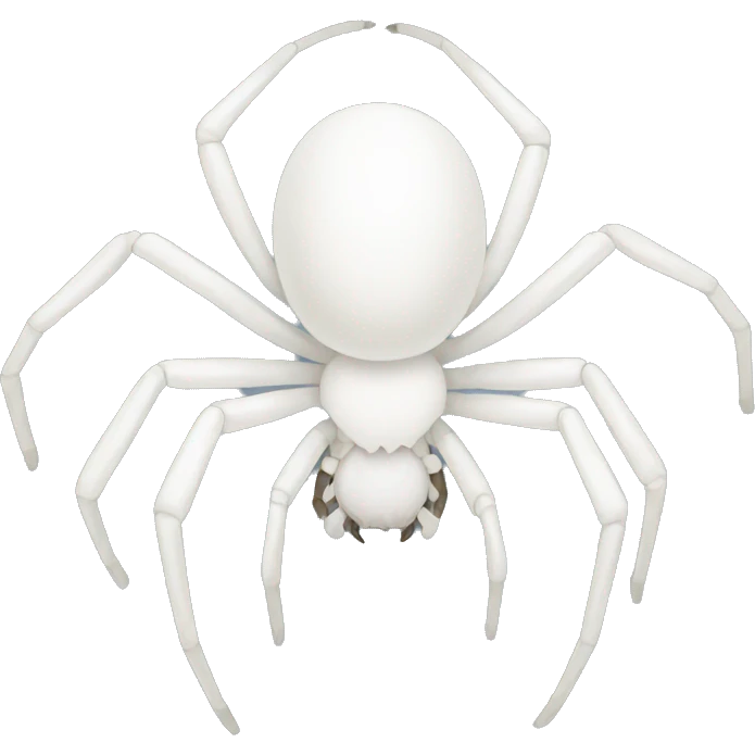 white phase spider emoji