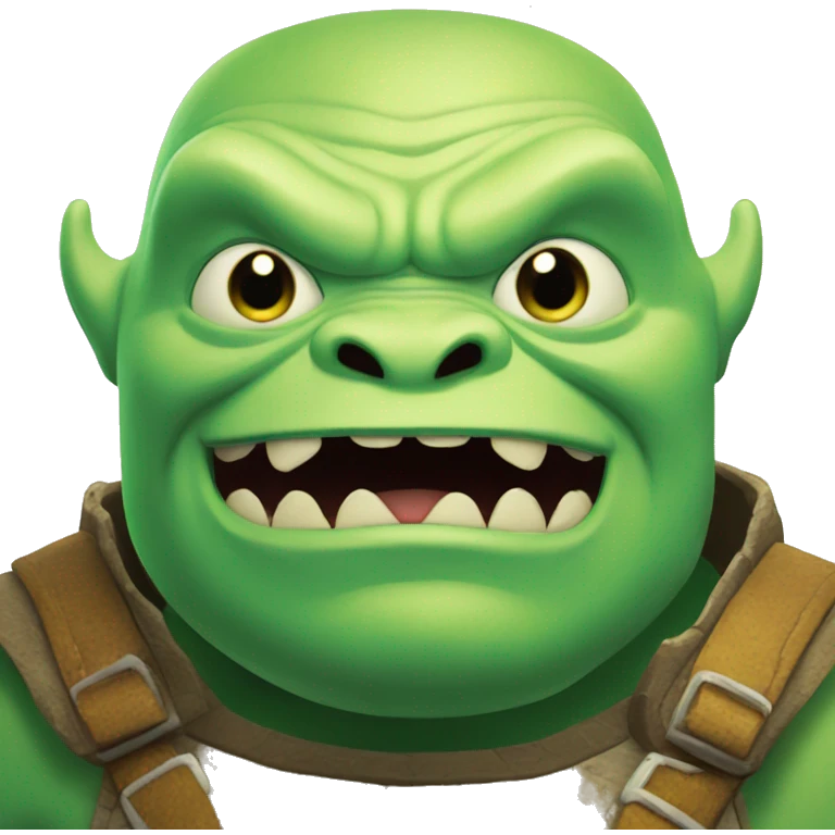 ogro de sherk emoji