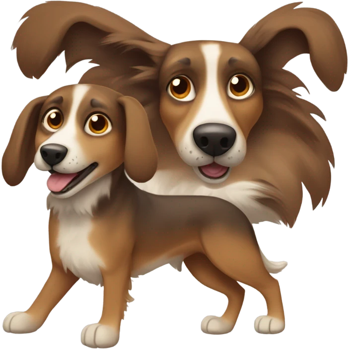brown mongrel emoji