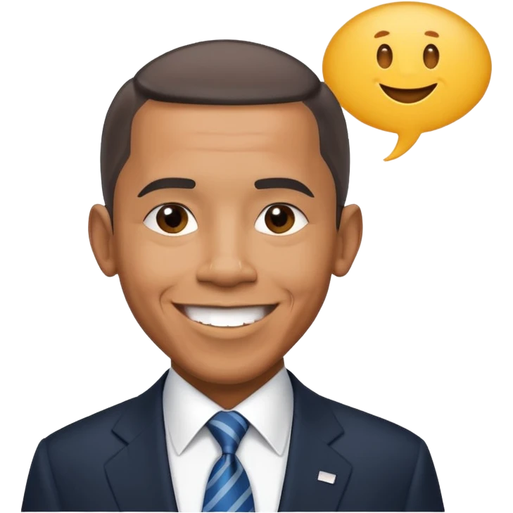 Barack Obama con una nube de dialogo diciendo "Come on!" emoji