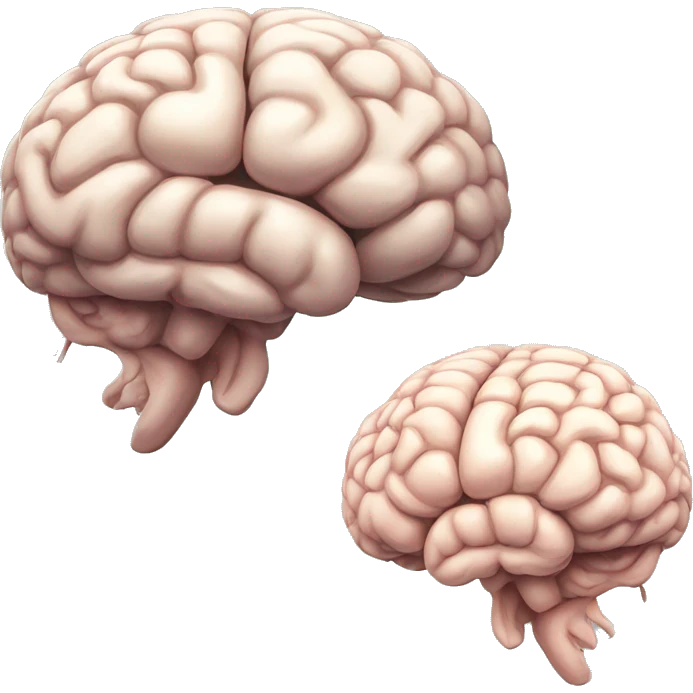 Brain from the show "Pinky and the brain" emoji