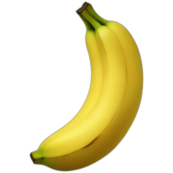 banana with meme emoji
