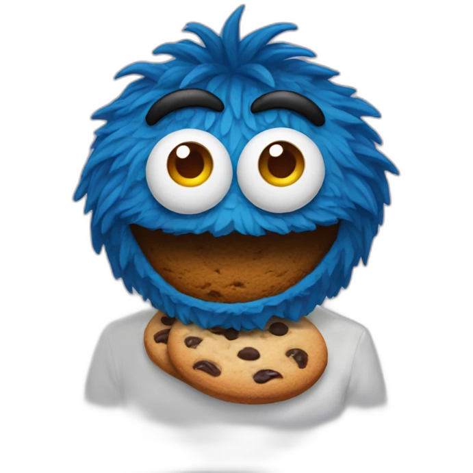 indian cookie monster emoji