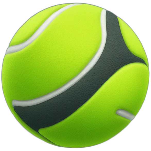 tropic tennis ball emoji