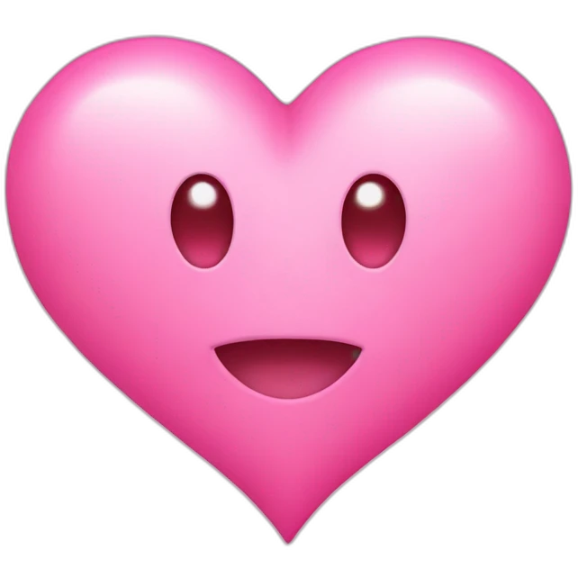 Pink heart emoji emoji