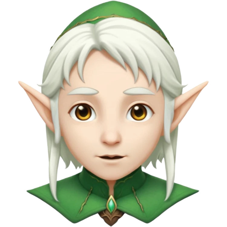 elf with white hair emoji