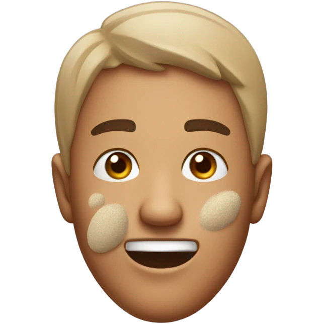 Sand in your face emoji