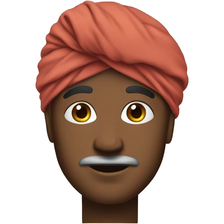 I am wearing turban  emoji