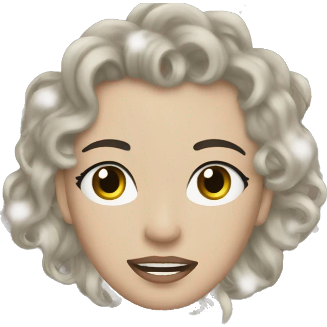 white christmas aesthetic emoji
