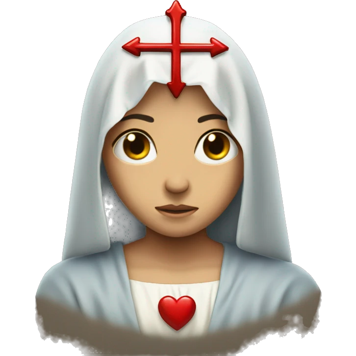 holy heart with seven sorrows emoji
