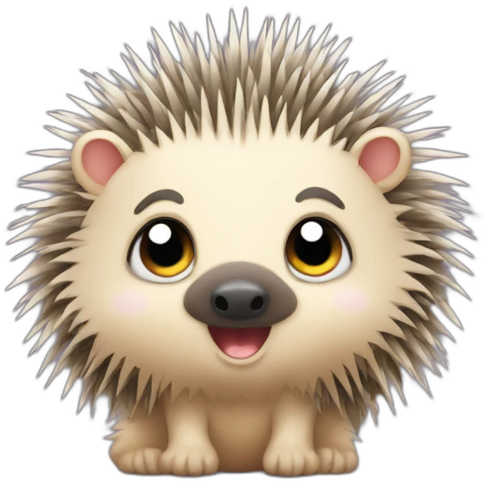 cute porcupine emoji