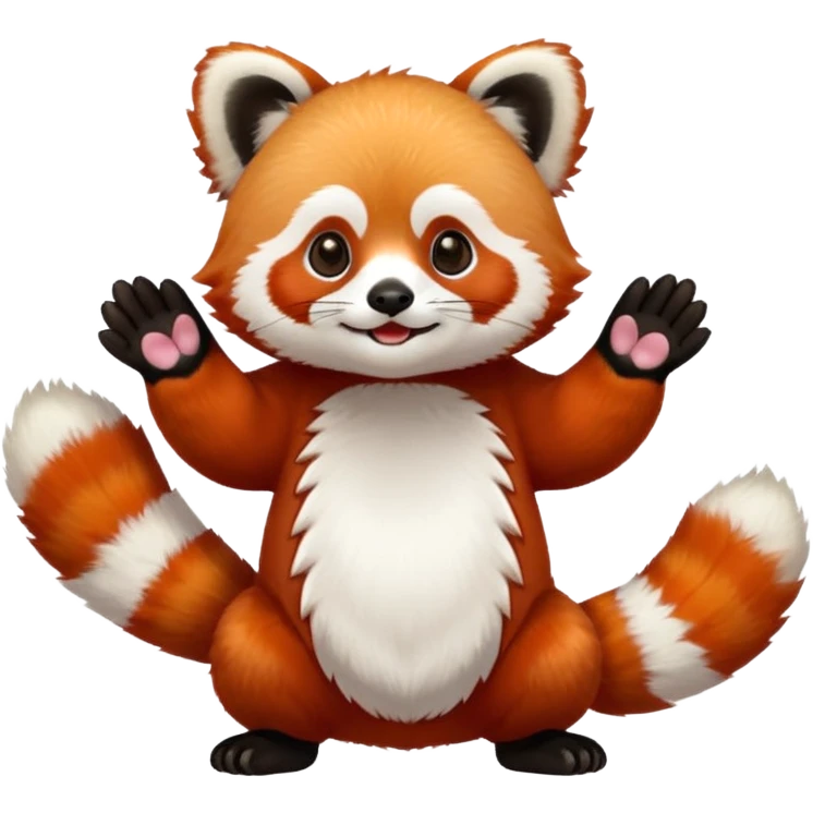 red panda clapping emoji