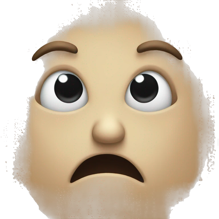 Fear face with had on tje mouth emoji