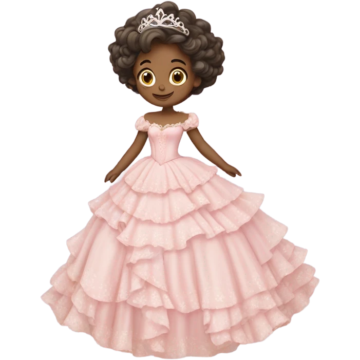 dress princess pink pastel emoji