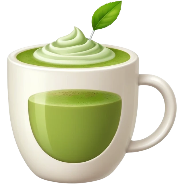 Matcha latte emoji