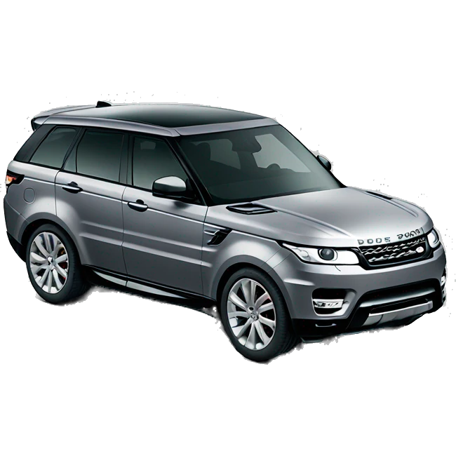 Range Rover sport in grey emoji