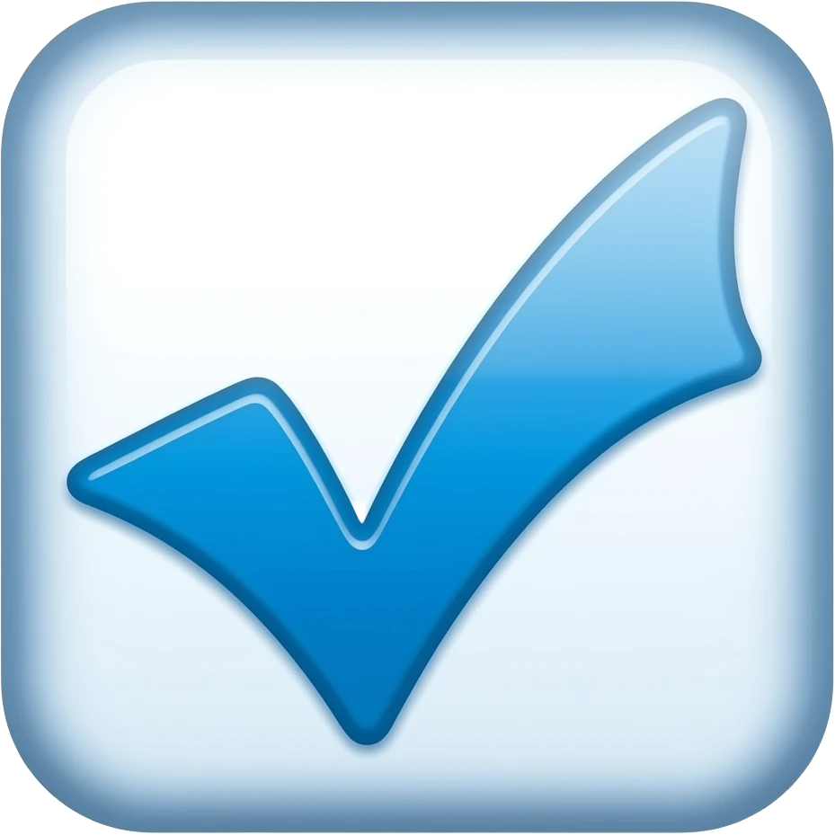 Doğrulamış mavi tik emoji