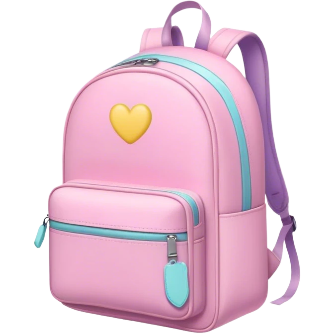 pastel backpack emoji