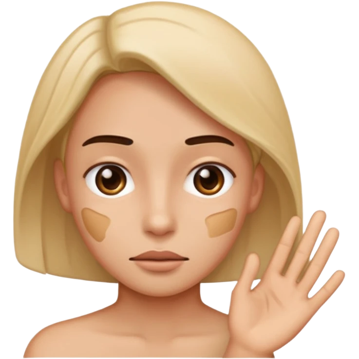 A papet scrimping AI AI emoji