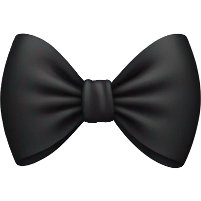 Black bow  emoji