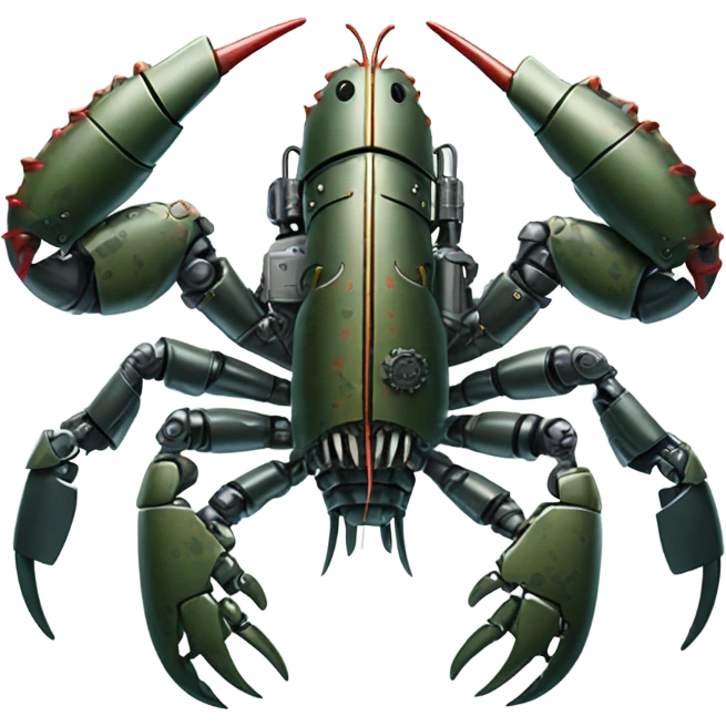 military alien lobster  emoji