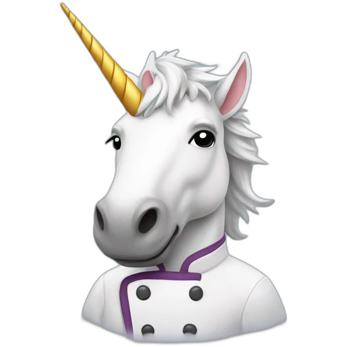 Unicorn chef emoji