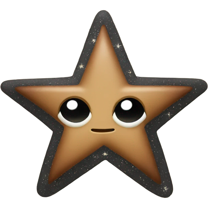 a star with a x'mas hat emoji