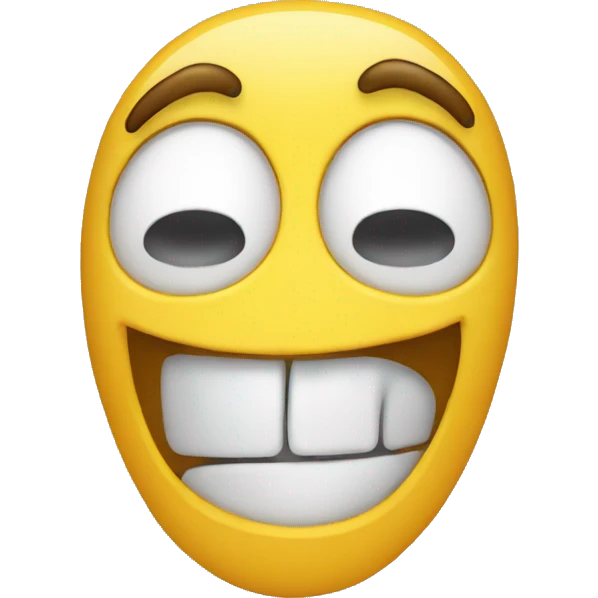 crazy looking emoji crying and laughing emoji
