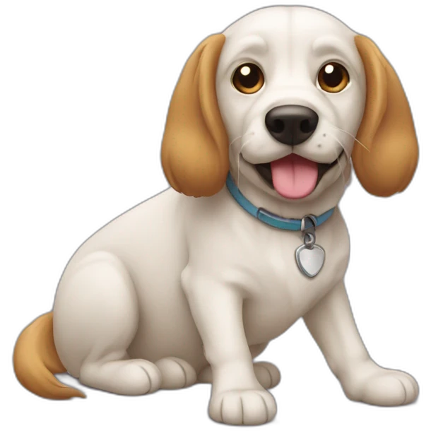 chat avec un chien emoji