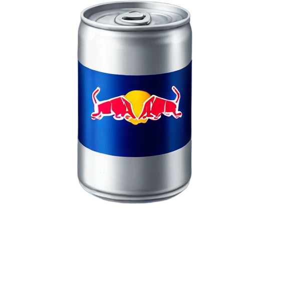 A redbull can  emoji
