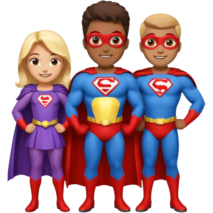 superhero family   family  emoji