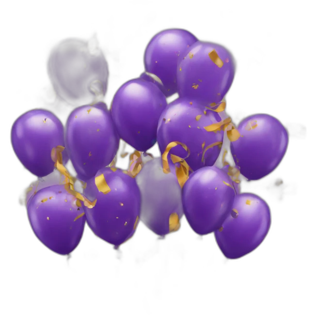 purple celebration emoji