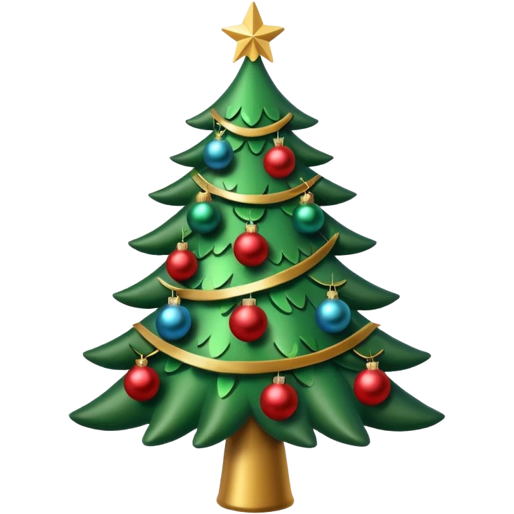 Christmas tree emoji