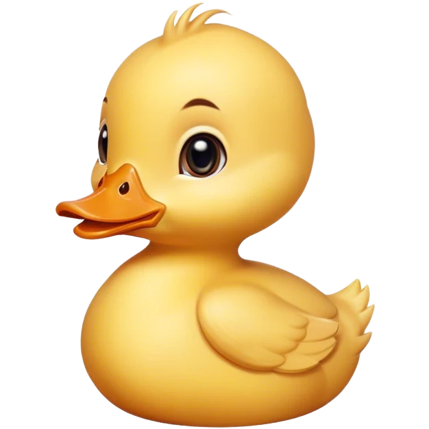 Cute baby ducky emoji