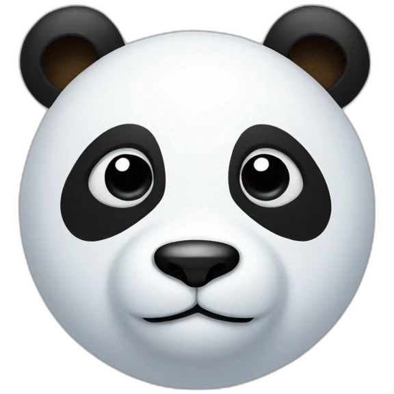 panda snowman emoji