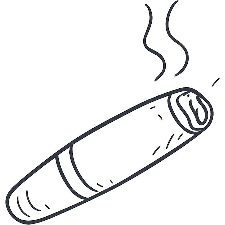 a cigar emoji