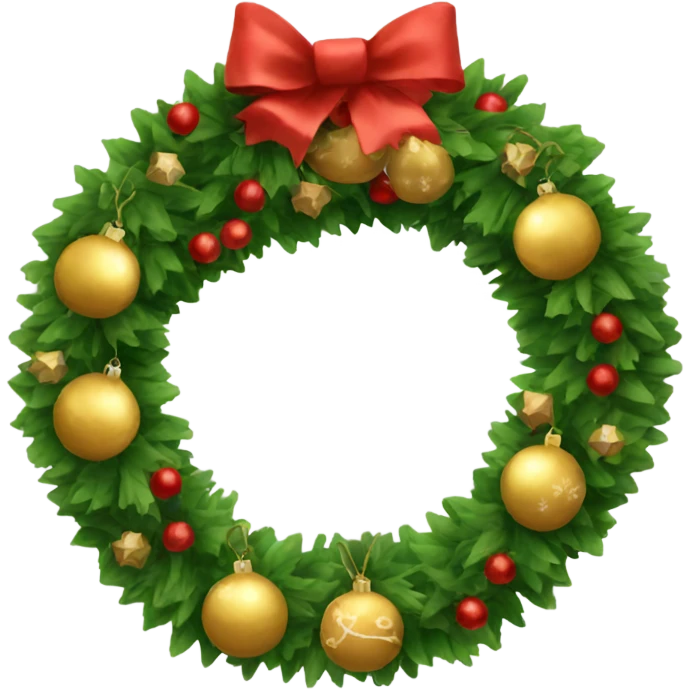 Christmas garland emoji