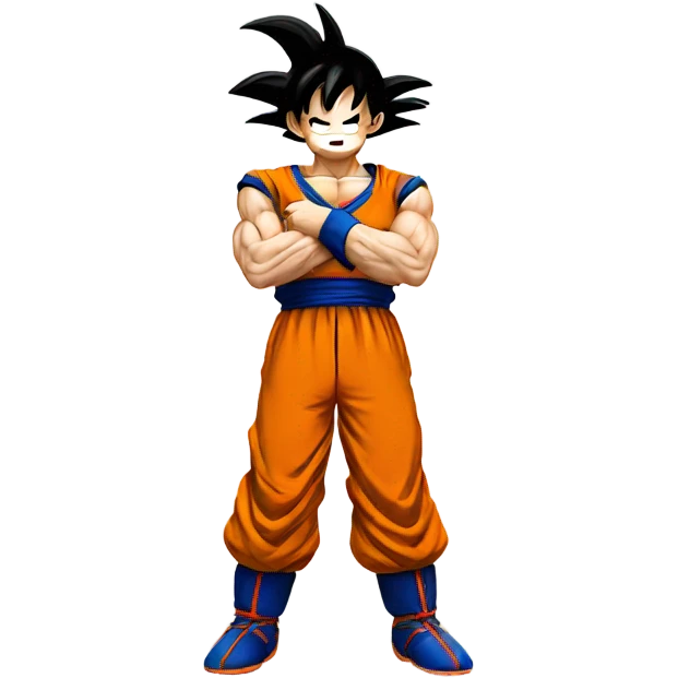 Goku doing the duggie  emoji