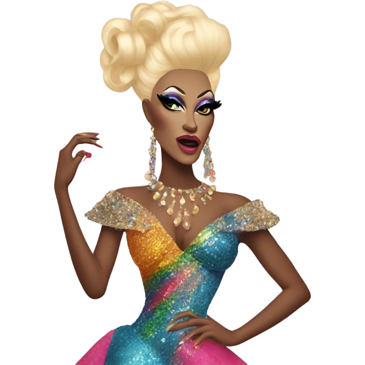 Drag queen vogue emoji