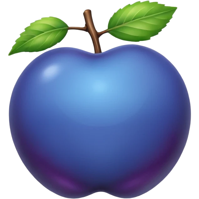 blue plum emoji