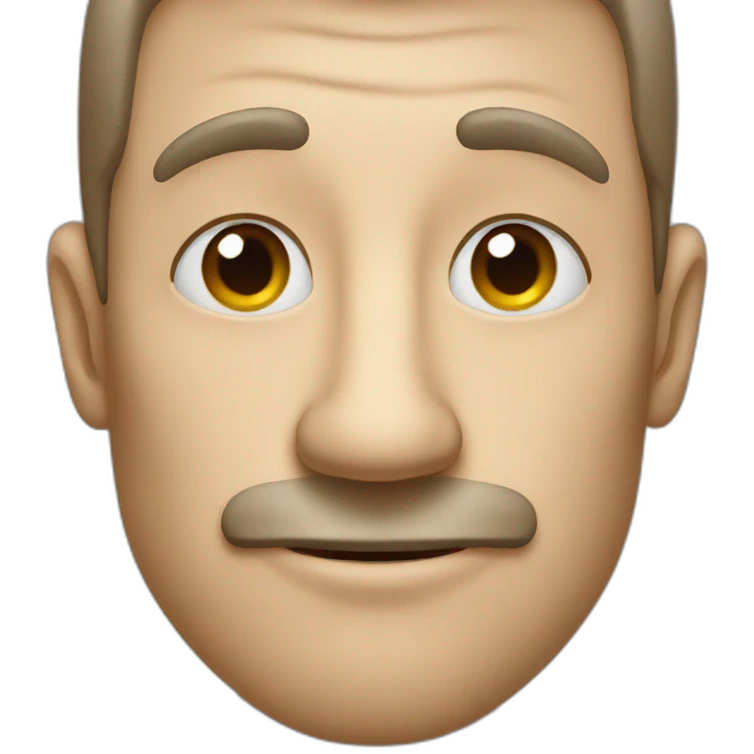Man with a very Big nose emoji