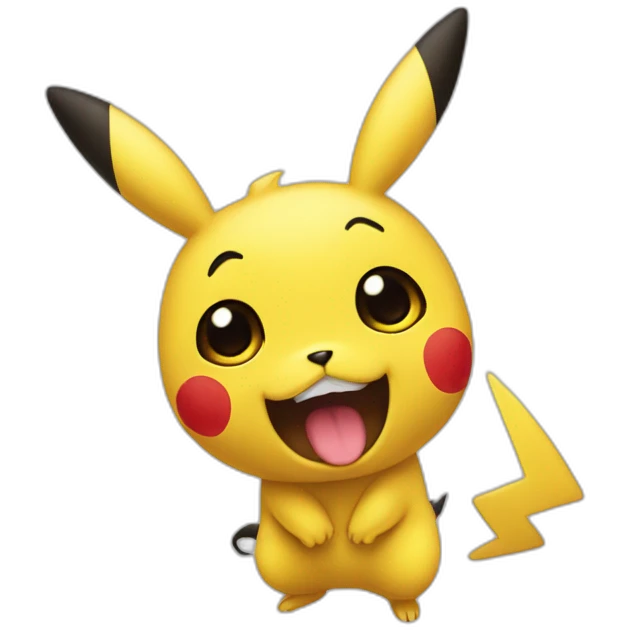 Pickachu bisou emoji