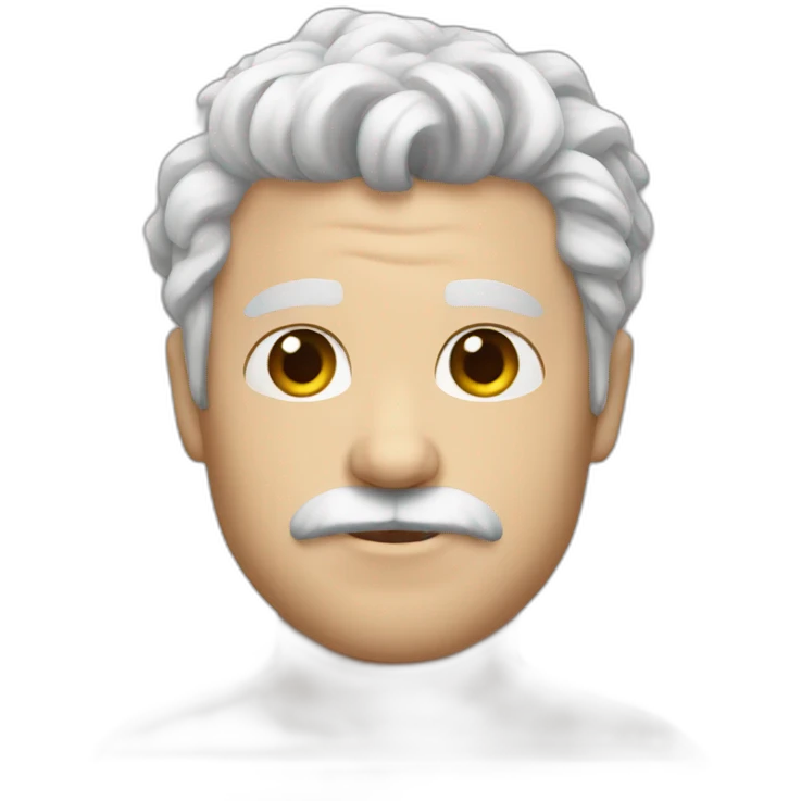 White chest hair emoji