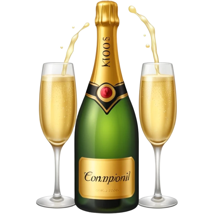 champagne emoji